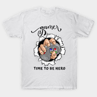 Gamer Time To Be Hero T-Shirt